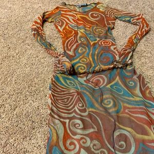 Shirt and skirt = maxi dress